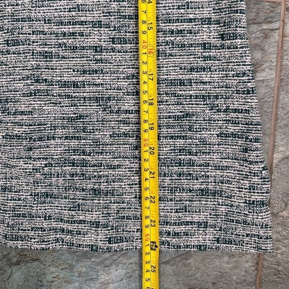 Talbots Knit Pullover Top Textured Size Large Cotton Green Button Long Sleeve - Picture 7 of 7